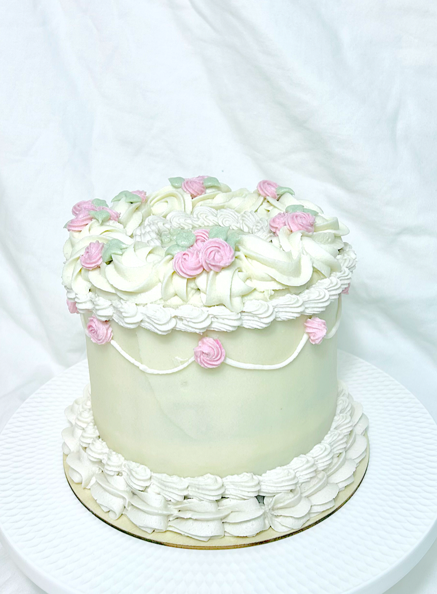 Elegant Rose Cake