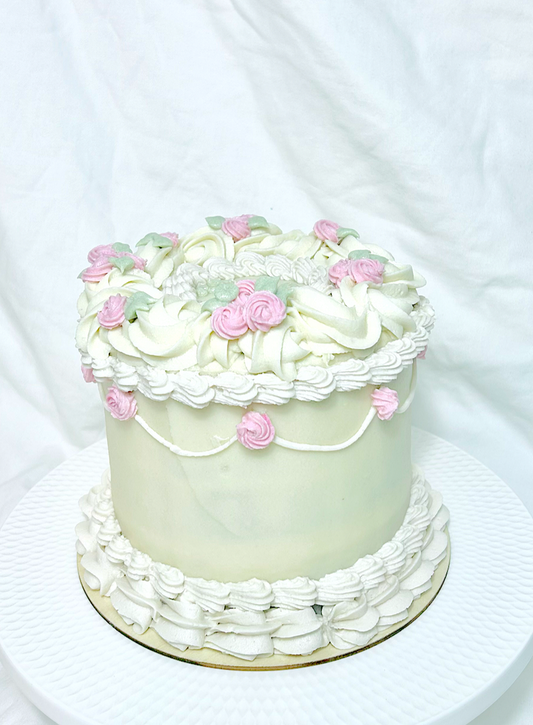 Elegant Rose Cake